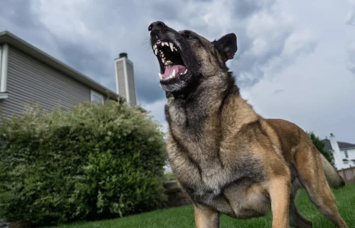 Cuidado con el perro